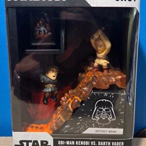 Star Wars Action Figure Set - Obi-Wan Kenobi vs. Darth Vader - Orange and Black